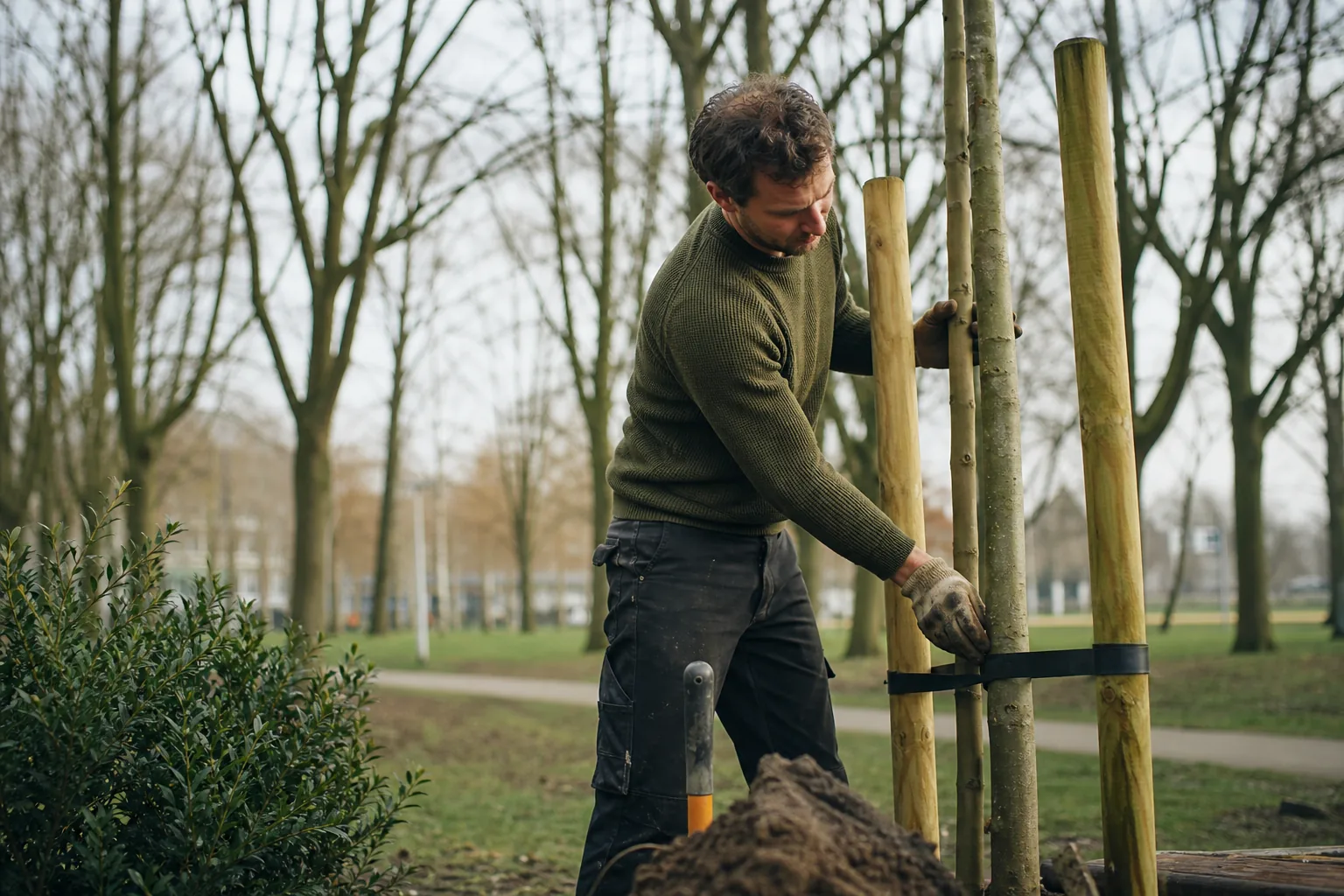Groenwerk in de Nederlandse buitenruimte. Beeld bij het artikel: Hoeveel tijd en geld kost de plantenpaspoortadministratie een kwekerij werkelijk per seizoen?